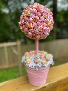 Giant Topiary Centerpiece Party Birthday Centerpiece candy table